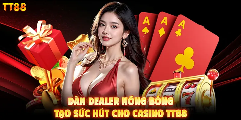 Dàn dealer nóng bỏng tạo sức hút cho Casino TT88