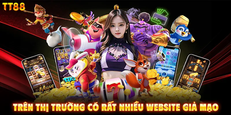 Trên thị trường có rất nhiều website giả mạo